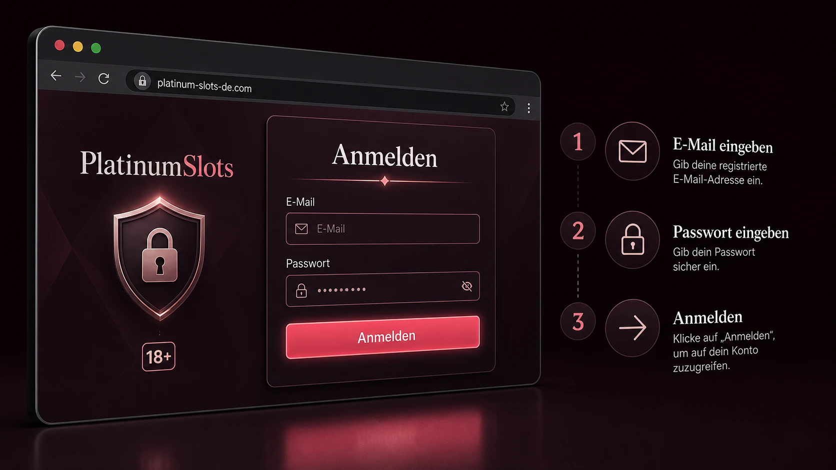 PlatinumSlots Login – Schritt für Schritt