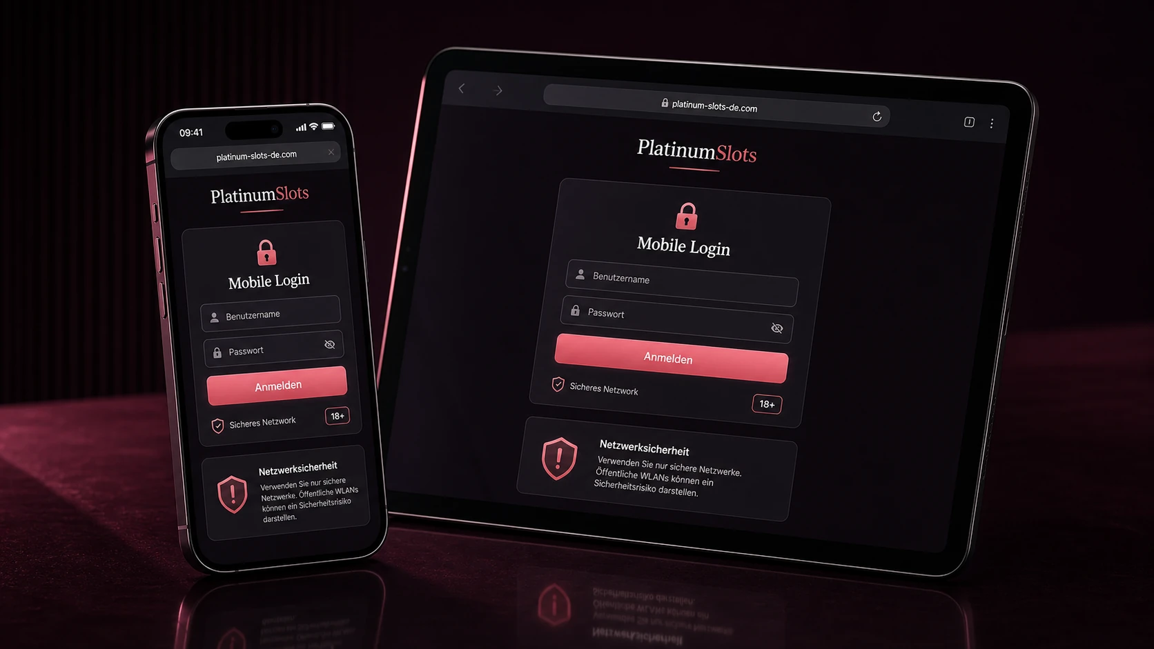 Login über Smartphone
