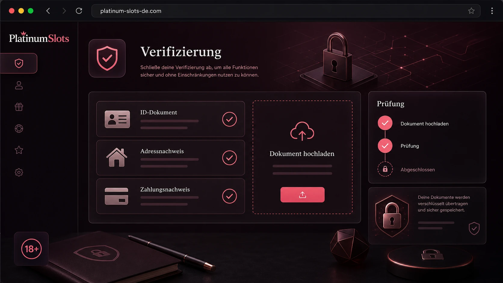 Verifizierung des Kontos