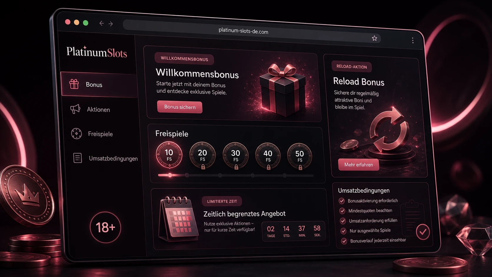 Bonus und Aktionen